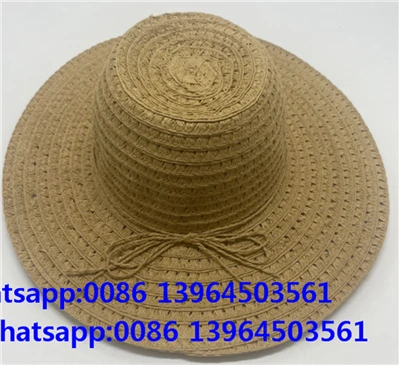 Chapéu de sol de praia de verão de aba larga feminino