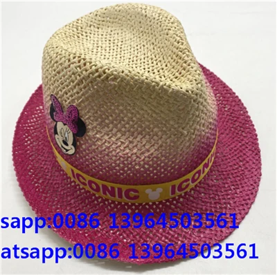 Rose Red Straw Hollow Sun Chap