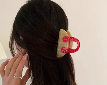 Grampos de cabelo de design francês