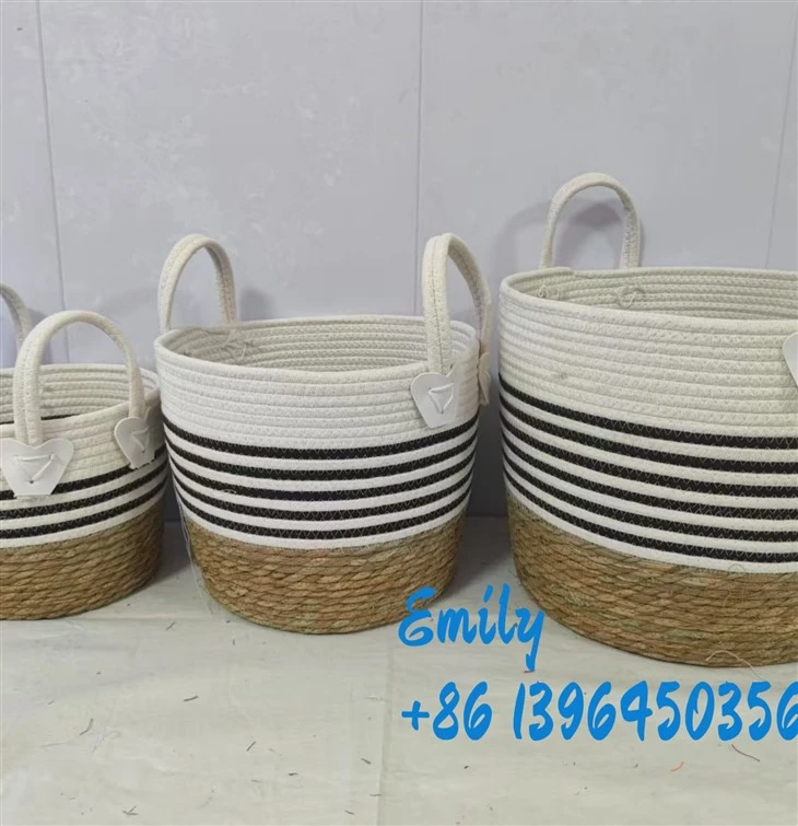 Cestas decorativas naturais