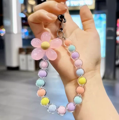 Pulseira de charme de telefone para menina
