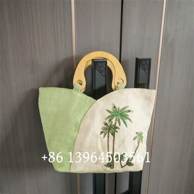 Bolsas de palha de bambu