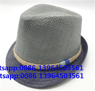 Capace de chapéu de homem cinza macio