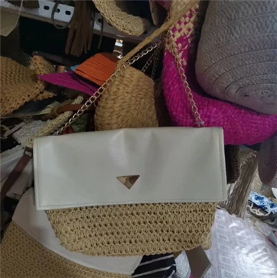 Grande tamanho artesanal para mulheres saco de praia