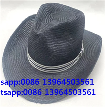 Boné Fedora Preto Chapéu Panamá Ao Ar Livre Para Homens