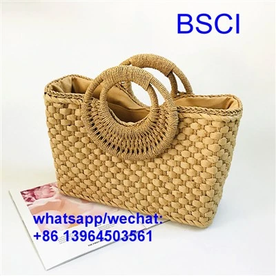 Ombro de bolsa de praia tecida