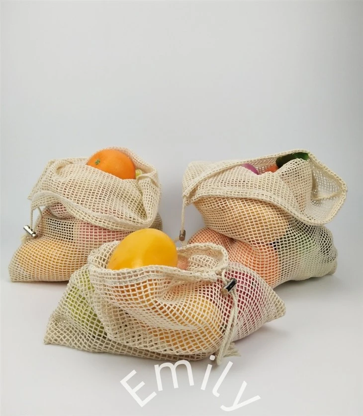 Bolsas de malha de cozinha de armazenamento
