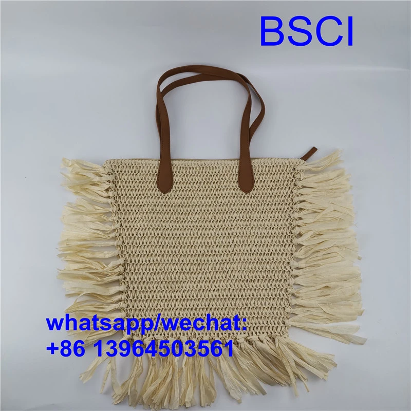 Bolsas de praia de palha de verão